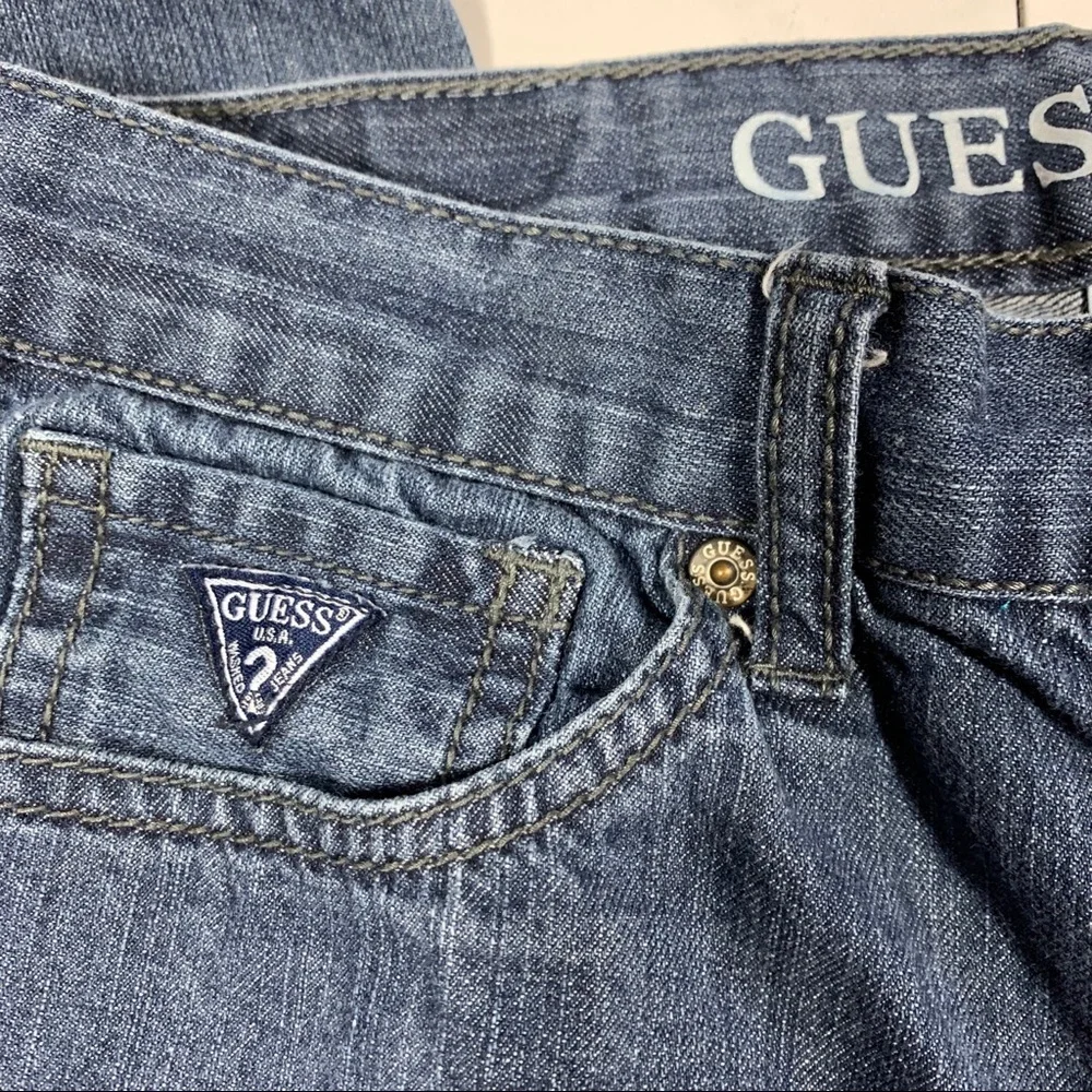 Guess Boys Brit Rocker Slim Straight Jeans Size 14